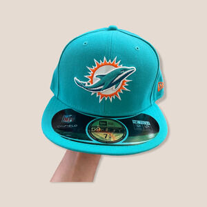 New era Miami dolphins fitted hat 7 1/8